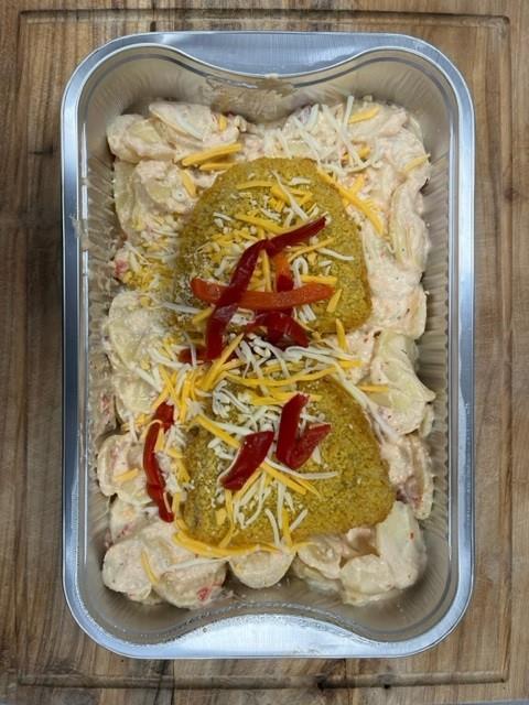 Kalkun cordon bleu m/flødekartofler